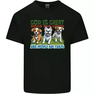T-Shirt Dogs God is Great Christianity Jesus Herren Baumwolle T-Shirt Top - Bild 1 von 19