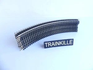 4420 / 4421 / ROCO HO 11 RAILS COURBES RAYON 250 / 60° CODE 100 - Foto 1 di 3