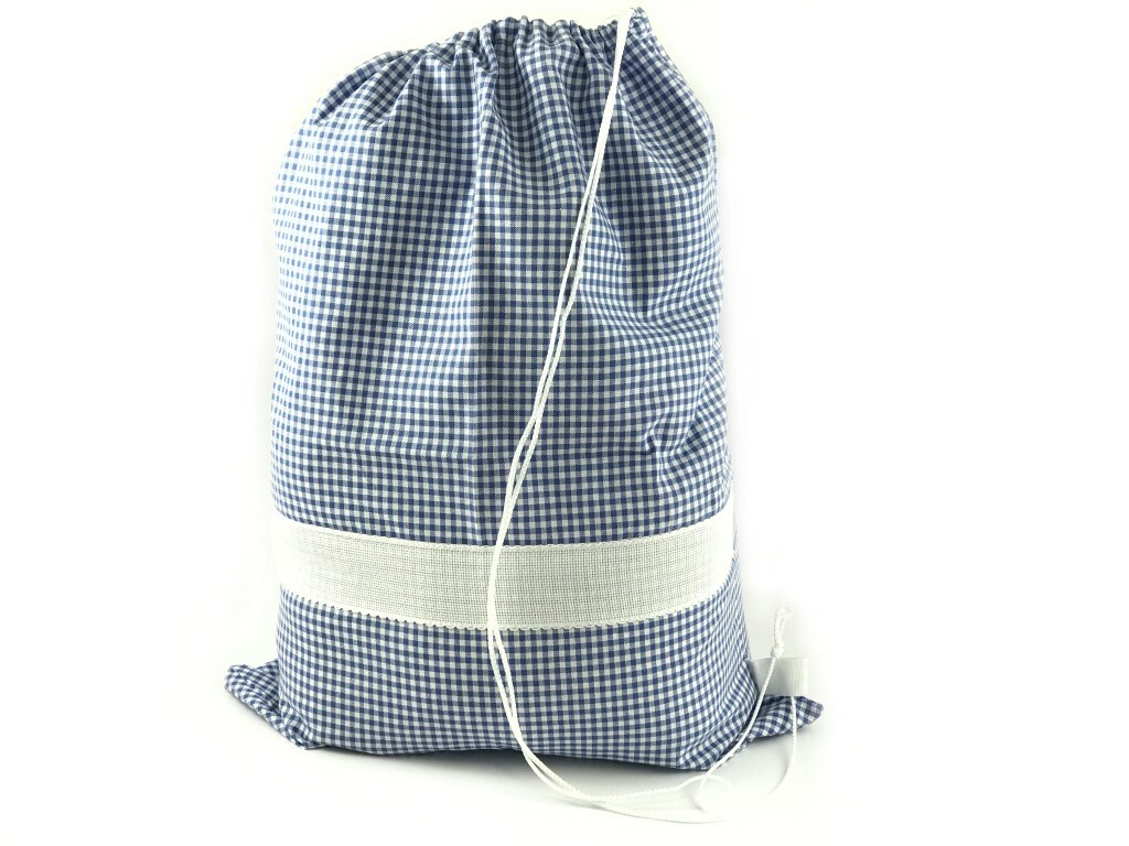 Sacco Nascita Bimbo Azzurro Glitter - Ricamabile A Punto Croce, Cotone Puro, Made In Italy - Foto 9