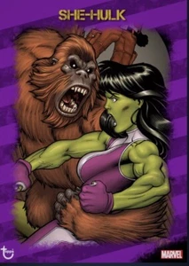 [DIGITAL CARD] Topps Marvel - She-Hulk - Clash 21 S1 Purple Resistance - Picture 1 of 1