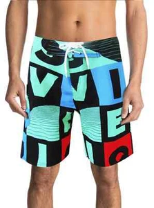 NWT MEN'S SLIM FIT QUICK DRY SUMMER BEACH SWIMWEAR SWIMMING TRUNKS BOARD SHORTS - Picture 1 of 3
