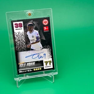 Kolo Muani First Ever Autograph - 2022-23 Topps Match Attax - Rookie - Ebay 1/1 - Picture 1 of 7