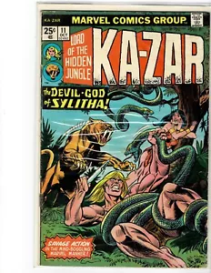 KA-ZAR # 11 FINE MARVEL COMICS 1975 GIL KANE - Foto 1 di 1