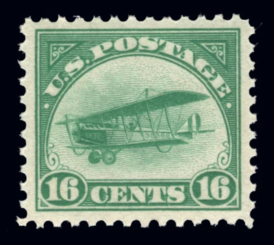 MOMEN: US STAMPS #C2 MINT OG NH PSE GRADED CERT XF-SUP 95 LOT #91087 - Image 1 of 3