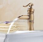 Brass Bathroom Sink Faucet Single Handle Waterfall Basin Vessel Mixer Tap Lan022