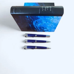 Montblanc Jules Verne Writers Limited Edition 3-pcs Set (FP/BP/MP) - Picture 1 of 6
