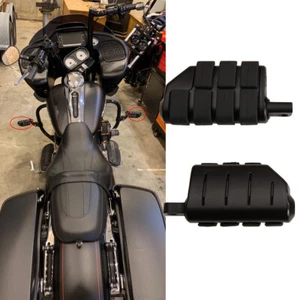 10mm Motorcycle Highway Foot Pegs Rests For Harley Honda Kawasaki Touring Street - Picture 1 of 12