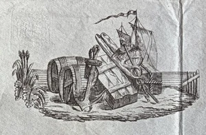 1853 Bonnet & Co. bill of lading Taganrog, Russia to Malta - Picture 1 of 3