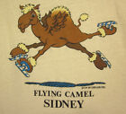 T-shirt FLYING CAMEL lrg Sidney patinage sur glace beat-up années 1980 Up In The Air