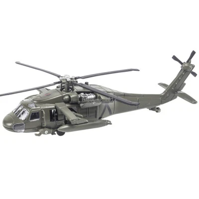 UH-60 Black Hawk Utility Helicopter Model Diecast Military Toy Airplane for Boys - Image 1 of 4