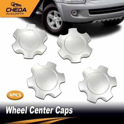 Cubierta de tapa central de cubo de rueda 4 piezas apta para Toyota Tundra Sequoia 2003-07 Foto 1 de 4