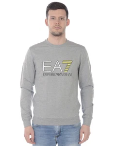 Emporio Armani Ea7 Sweatshirt Hoodie Man Grey 3HPM22 PJ05Z 3905 Sz. S MAKE OFFER - Picture 1 of 11