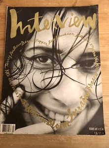 Warhol Interview Magazine (Feb. 1990) - Lorraine Bracco, Prince, John Waters VG - Picture 1 of 6