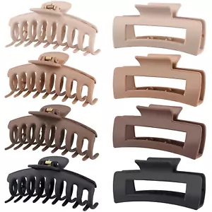 Hair Clips for Women 4.3 Inch Large Hair Claw Clips for Women Thin Thick Curly H - Picture 1 of 12
