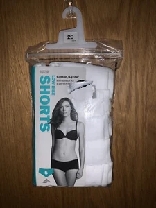M&S Cotton/lycra Low Rise Shorts 5 Pairs Size 20 UK - Picture 1 of 3