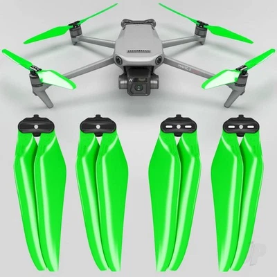 Master Airscrew 9.4x5.3 STEALTH Prop Set x4 Green - DJI Mavic 3 RC Drone - Image 1 of 4