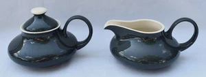 Harker Ware - PINE CONE - SUGAR & CREAMER SET - Picture 1 of 7