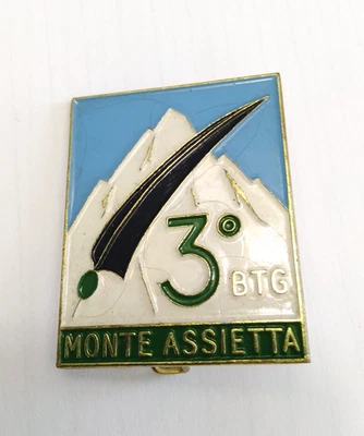 DISTINTIVO ALPINI BRIGATA TAURINENSE 3° BATTAGLIONE MONTE ASSIETTA - Immagine 1 di 2