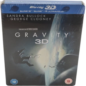 Gravity Steelbook Blu-Ray 3D+2D Zavvi Sandra Bullock, George Clooney 2013 Frei - Bild 1 von 8