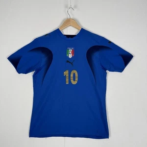 Italy 2006/07 Home Football Shirt Puma World Cup Totti 10 Authentic Mens Small - Picture 1 of 15