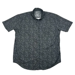 The Drive Clothing Paisley AOP Shirt Men's 2XL Black Stretch Performance Golf - Picture 1 of 13