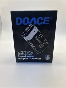 350W Travel Adapter 220V to 110V Power Voltage Converter, US UK AU EU Italy Intl - Picture 1 of 6