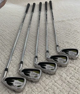Affinity Intrigue 5-Iron Set Uniflex Steel Shafts5,6,7,8 & 9.. RH.EUC!!! - Picture 1 of 18