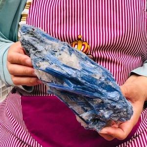 3.52LB Rare Natural Blue Kyanite Crystal Quartz Rough Mineral Specimen Healing - Picture 1 of 17