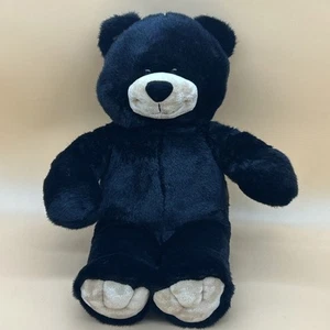 Build A Bear Plush Dimples Teddy Bear Black Tan Retired BAB Stuffed Toy 17" EUC - Picture 1 of 14