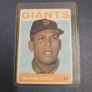1964 Topps Baseball #390 Orlando Cepeda, San Francisco Giants, - Bild 1 von 2