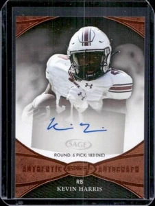 Kevin Harris 2022 Sage Aspire Bronze Auto Autograph Rookie Rc - Picture 1 of 3