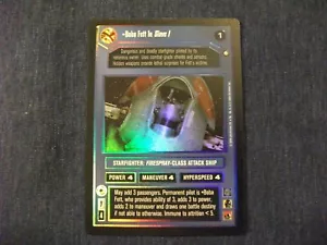 Star Wars CCG Reflections II 2 Foil Boba Fett in Slave I - Imagen 1 de 1