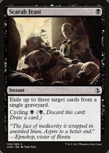 SCARAB FEAST x4 mtg NM-M Amonkhet 4 comune - Foto 1 di 1