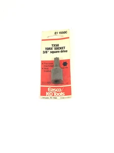 EASCO 411550C TX50 Torx Socket 3/8" Drive "Hecho en EE. UU." - Imagen 1 de 3