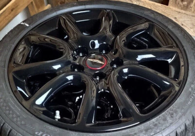 MINI COOPER S ONE F56 JCW498 WINTERRÄDER WINTERREIFEN 205/45R17 SCHWARZ / SILBER - Bild 1 von 4