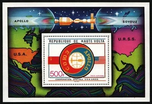 Obervolta 1975 - Mi-Nr. Bloque 36 ** - MNH - Espacio / Espacio - Imagen 1 de 1