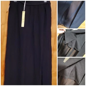 ICY FASHION WOMEN BLACK SHORT WITH SHIFFON SKIRT - Picture 1 of 6