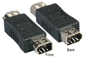Firewire IEEE-1394 6 Pin Buchse F/F Konverter Adapter Gender Changer Extender - Bild 1 von 1