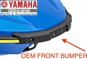 YAMAHA 2017+ EX EXR Sport Deluxe Ltd Front Bow Bumper Gunwale BLACK F3Y-U2511-00 - Picture 1 of 1