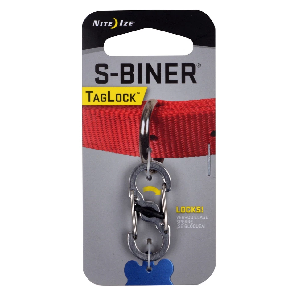 Nite Ize S-biner Taglock Double-gated Carabiner Stainless Steel