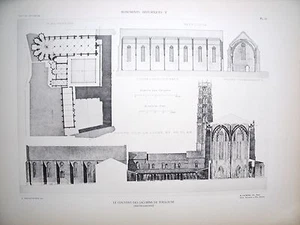 Couvent des Jacobins de Toulouse (Haute-Garonne) planche début XX° - Imagen 1 de 1