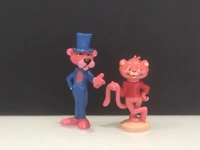 Bully,schleich Figurine Panthère Rose Année 83 Et 85 Pink Panther - Photo 1/4
