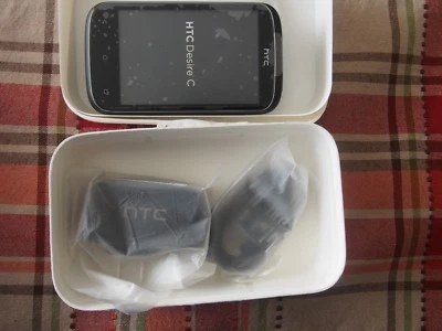 HTC Desire C Black Cell Phone CDMA NO POWER AS IS CONDITION - Image 1 of 4