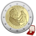 Monaco 2 Euro 2018 François-Joseph Bosio 250 Jahre PP Etui