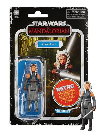 Kenner Star Wars Retro Collection Ahsoka Tano The Mandalorian 3.75" Figure NIP Cover