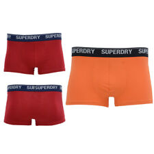 SUPERDRY Mens Boxer Trunks Lightweight Stretch Cotton 1 Pack Underwear Shorts