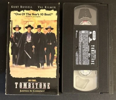 Tombstone VHS Tape Kurt Russell Val Kilmer (Hollywood Pictures Used) - Image 1 of 4