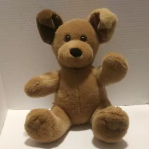 Peluche cane cucciolo officina Build-A-Bear marrone con cassa armonica in zampa - Foto 1 di 7