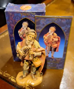 New Josiah the Musician Christmas Heirloom Nativity Figure Fontaninni by Roman 5 - Picture 1 of 13