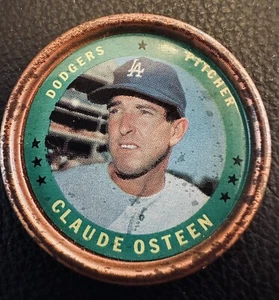 Claude Osteen Dodgers. MLB Pitcher #45 Copper Coin 1.5 inch diam - Picture 1 of 7